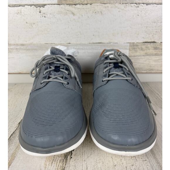 Johnston Murphy Mens 12 Activate Plain Toe Sneaker Gray new lace up casual - Picture 2 of 8